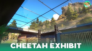 Yosemite Cheetah Habitat & Hunting Track - Planet Zoo Speed Build / Sandbox Series