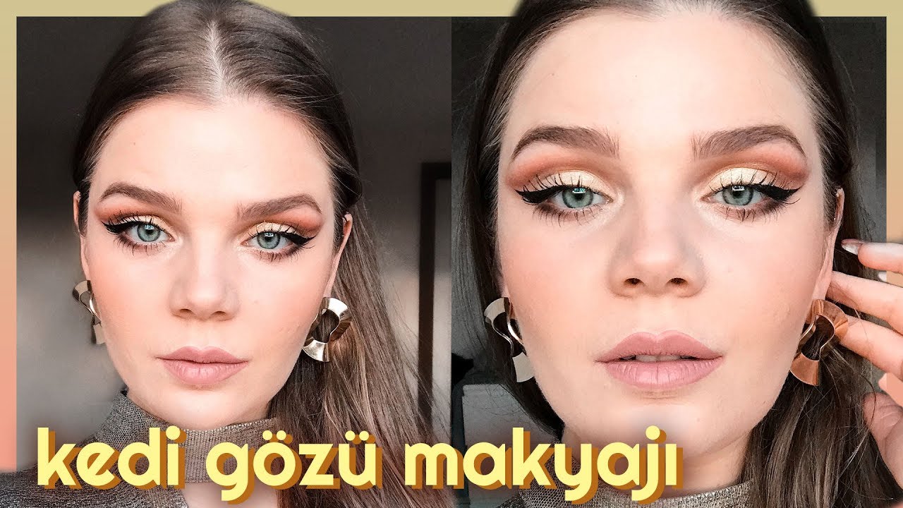 Gercek Kedi Gozu Makyaji Sadece Makyajla Bella Hadid Gozu Etkisi Youtube