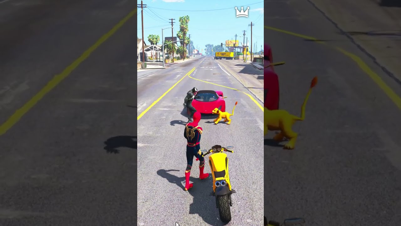 GTA V LIONESS ASKING HELP FOR LION Shorts