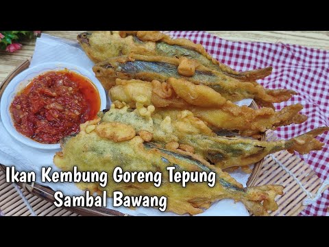 Ikan Kembung Goreng Tepung dan Sambal Bawang