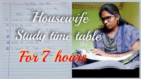 Housewife study time table in kannada |my kptcl exam time table |study motivation | housewife study.