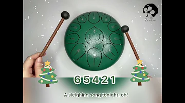 Jingle Bell - Steel Tongue Drum Music: 11-Note