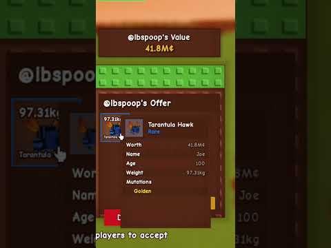 Getting A Godly Size Tarantula Hawk Gag Growagarden Roblox