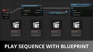 Unreal Engine 5 (UE 5.4) Sequencer Tutorial: Play Sequence with Blueprint (Keystroke)
