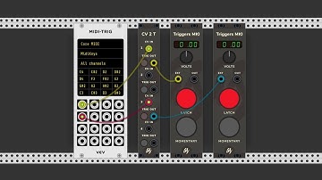 New CV2T module: CV to trigger quick demo