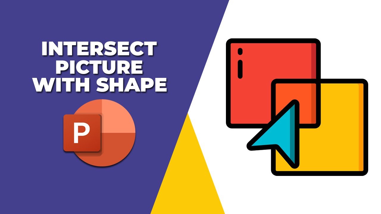 How to intersect a picture with a shape in PowerPoint - YouTube