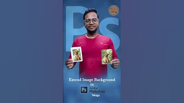 Extend image background in Photoshop Telugu #photography #albumediting #photoediting #design