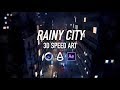 ( / ) 3D Breakdown | Rainy City (C4D, Arnold & After Effects)