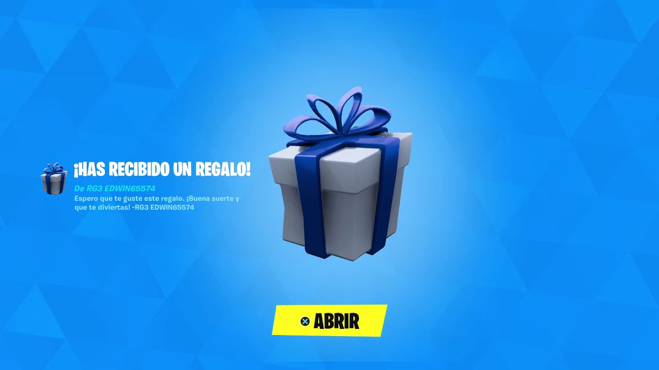 FORTNITE HOY HAS RECIBIDO UN REGALO DE UN SUSCRIPTOR, UNA POSTURA