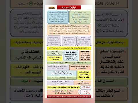 الرقية الشرعية مكتوبة