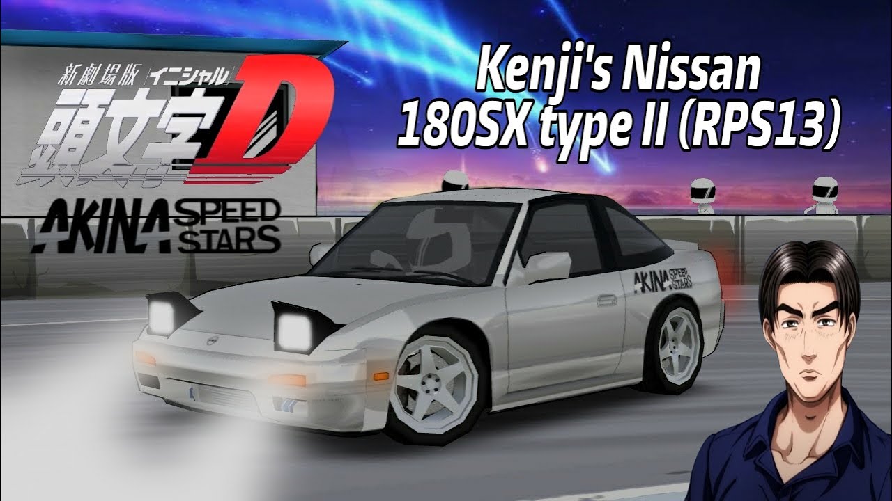 Kenji x 180sx - best of Initial D icons, akina speed stars, nissan