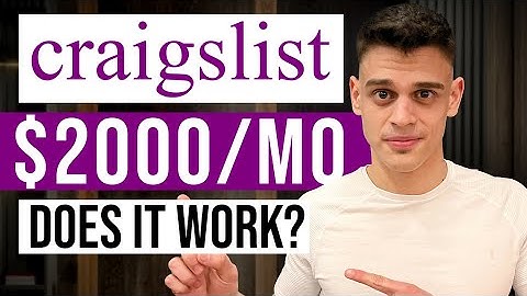NEW Way To Make Money On Craigslist In 2025 (For Beginners)