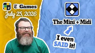 Oops! | NYT Mini and Midi Crossword July 25, 2026