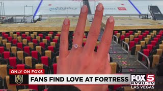 Las Vegas couple s love story T-Mobile Arena proposal celebrated on social media