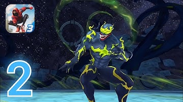 Spider fighter 3 || Gameplay walkthrough part 2 || venom update [ ios, android]