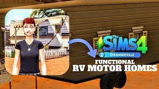 THE SIMS 4 STRANGERVILLE FUNCTIONAL RV MOTOR HOME By SG5150 @WickedPixxel