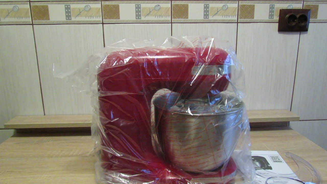 Unboxing Silvercrest Standing Mixer for kneading, mixing and whisking