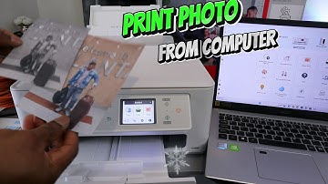 Hoe u een foto van 4x6,5x7 van uw computer naar een Canon TS7650i afdrukt | Hoe u uw glanzende fo...