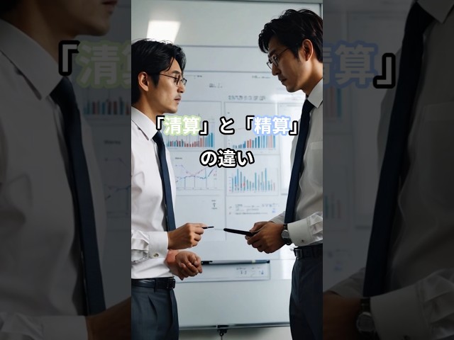 「清算」と「精算」NEW!