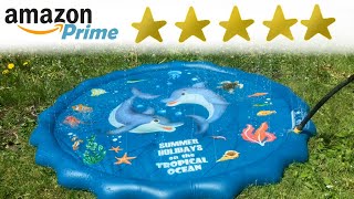Unboxing Abida Sprinkler Play Mat from Amazon Prime