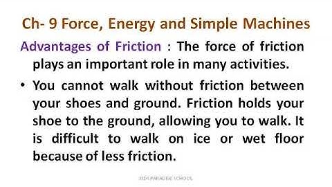 Kids Paradise School Class 5 Science Ch  9 Force, Energy and Simple Machines Le 4