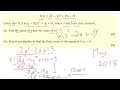 A Level Further Maths Roots Complex Roots and Real Roots