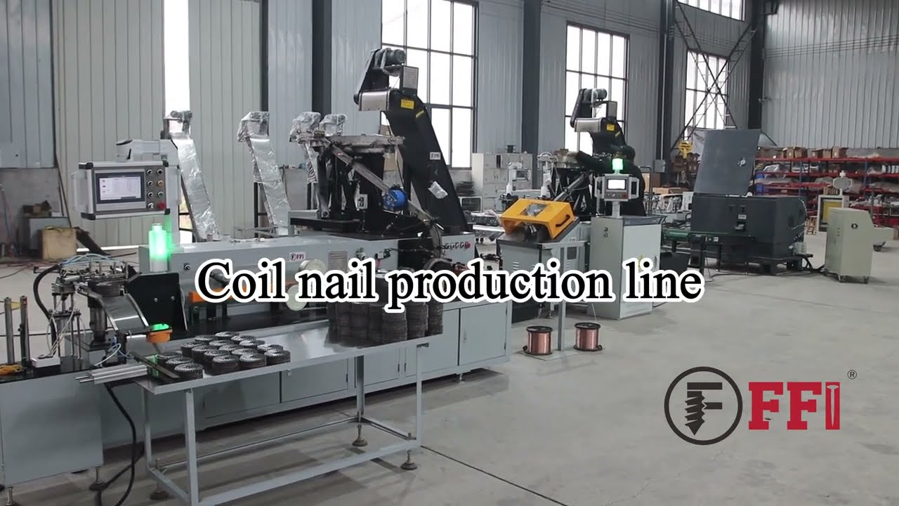 Coil Nail Production Line Wire Collated Nails Collating Machine