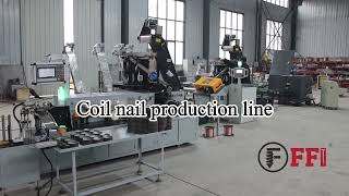 Coil Nail Production Line Wire Collated Nails Collating Machine