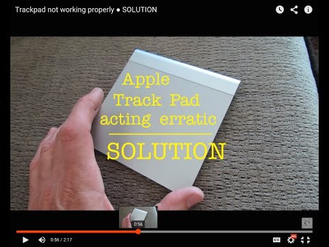 Apple Track Pad Acting Erratic ●  Easy Fix