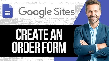 How to Create an Order Form in Google Sites | Full Tutorial 2025