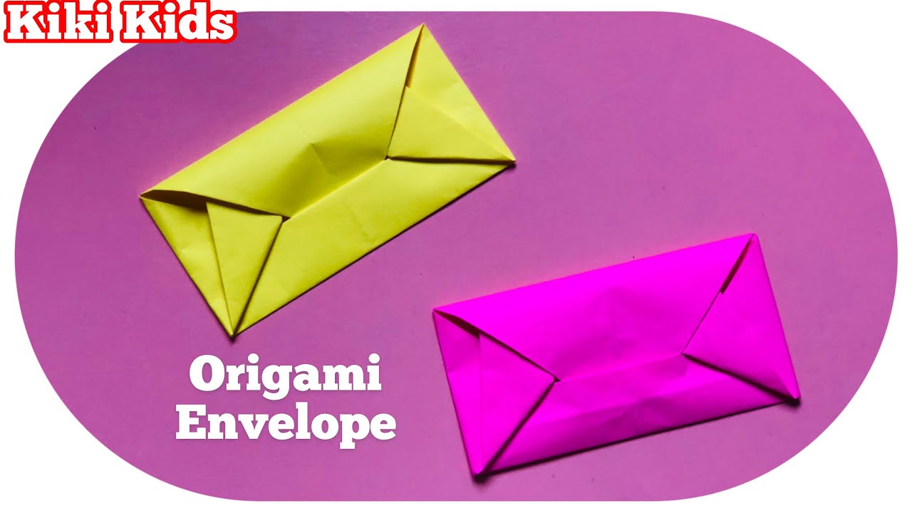 Super Easy Origami Envelope Tutorial | Origami Envelope | Kiki Kids ...
