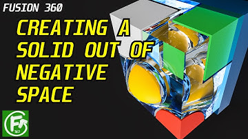 Fusion 360 - Creating a solid out of negative space