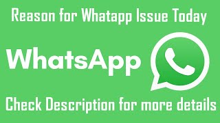 WhatsApp Server Down 2020| Last seen and Online not showing| Privacy Setting Issue
