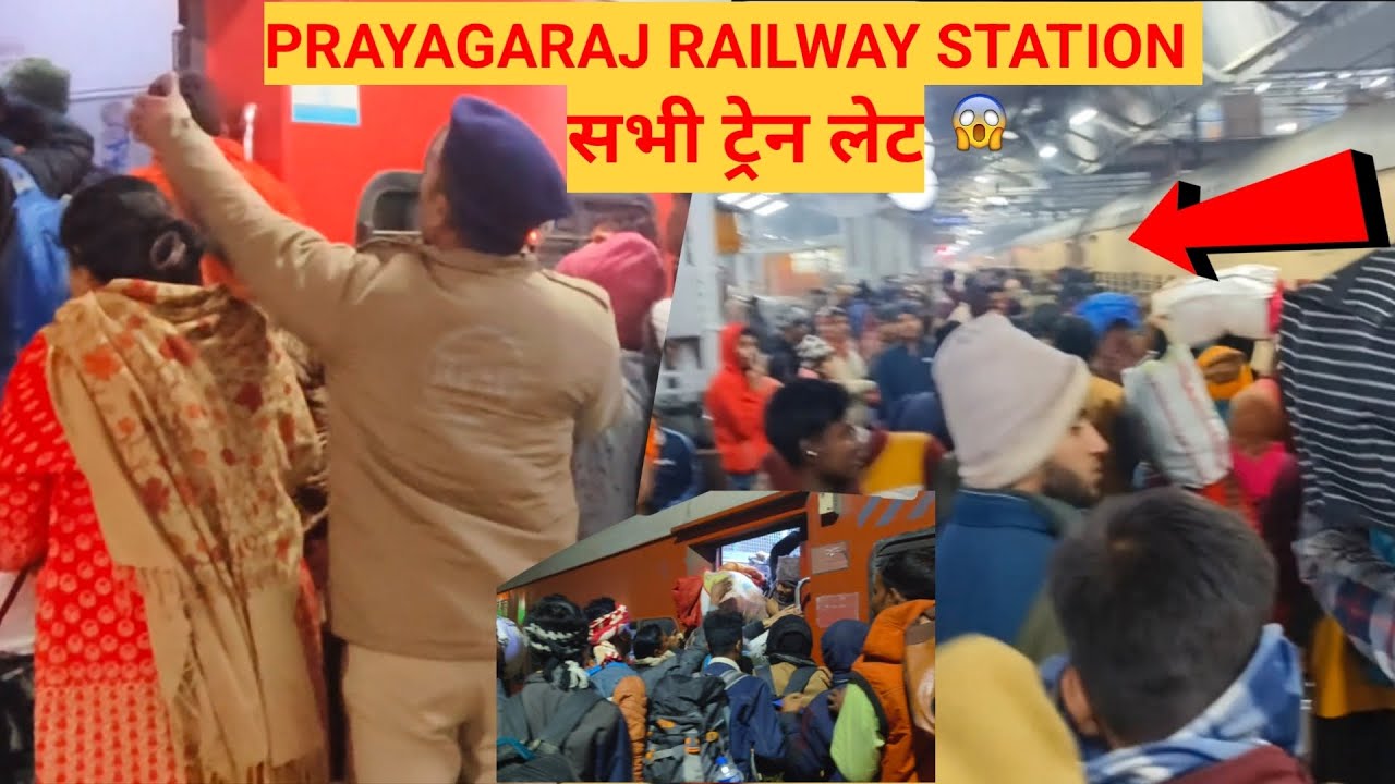 Mahakumbh 2025 : Late Prayagaraj Train Journey!