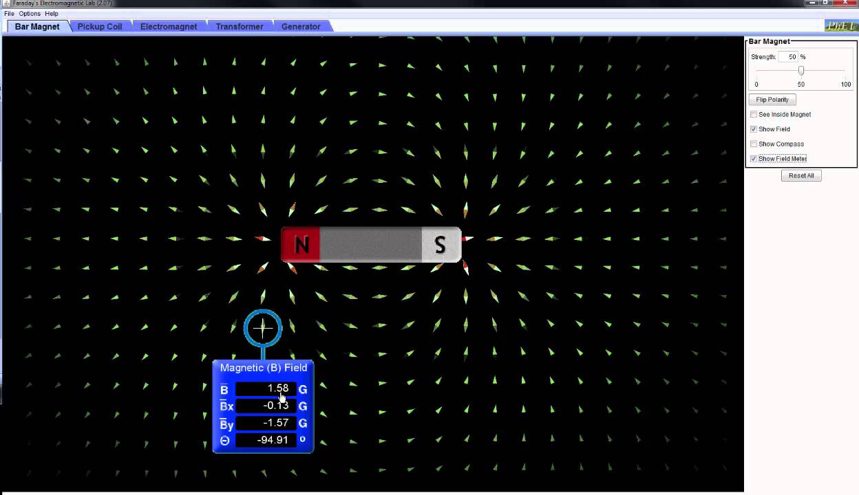 phet-simulation-faraday-s-lab-on-the-bar-magnet-youtube