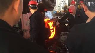 Profile Ring Rolling (Flange Forging) on Wuxi Rolling Mill