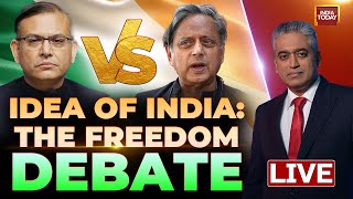 Rajdeep Sardesai LIVE: Idea Of India: The Freedom Debate | Jayant Sinha Vs Shashi Tharoor LIVE