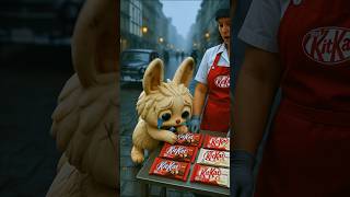 Labubu steelt KitKat #labubu #kattenvideo's #kat