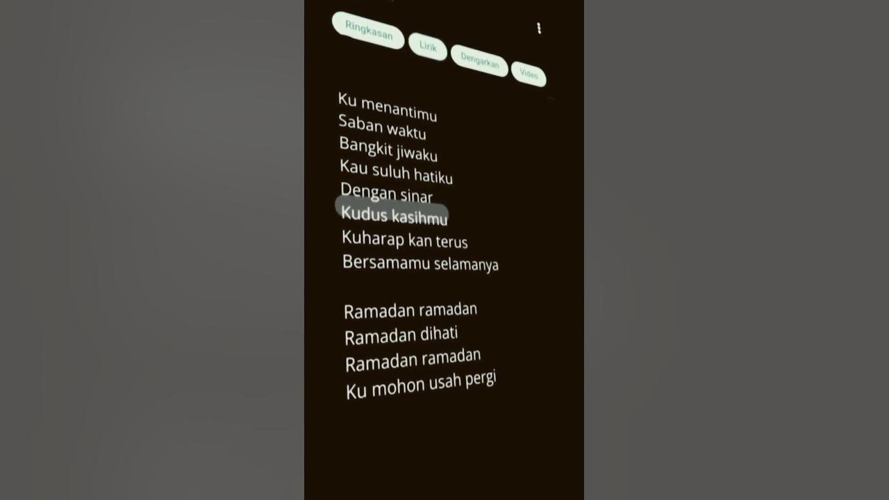 Maher Zain - Ramadhan Lirik#cover #music #shortsvideo #musik #ramadhan #maher #maherzain#viralmusik