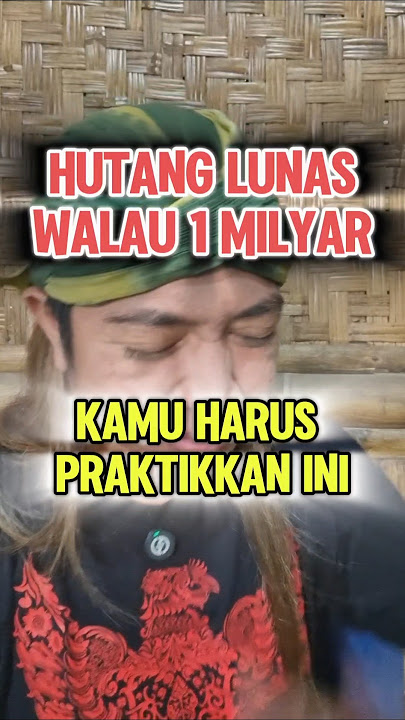 HUTANG LUNAS DENGAN UANG GAIB❗️