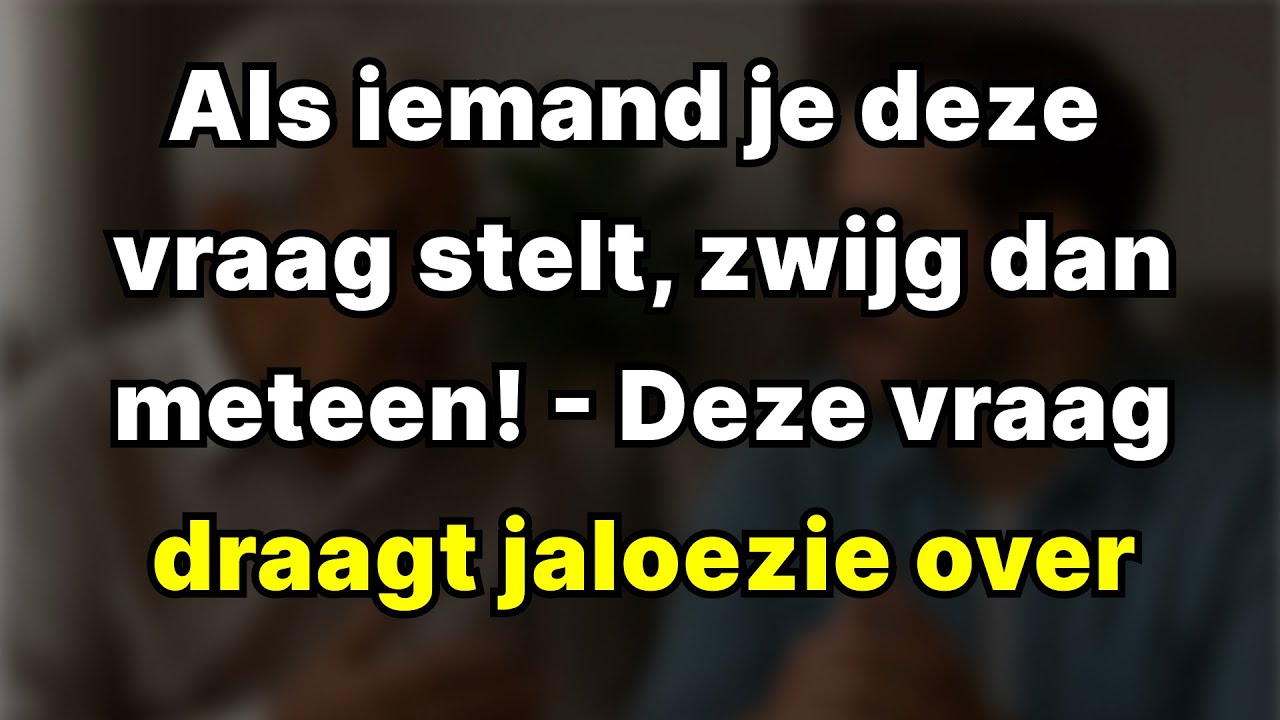 Als iemand je deze 5 vragen al heeft gesteld, PAS OP! Antwoorden kan problemen brengen