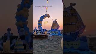 THEME DECORATION ON BEACH | FIRST BIRTHDAY CELEBRATION GOA | SURPRISE PLANNER GOA |