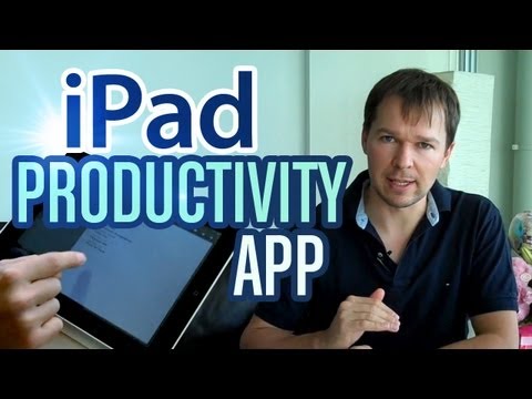 iPad Productivity App - How To Get Things Done FAST Using Your iPad