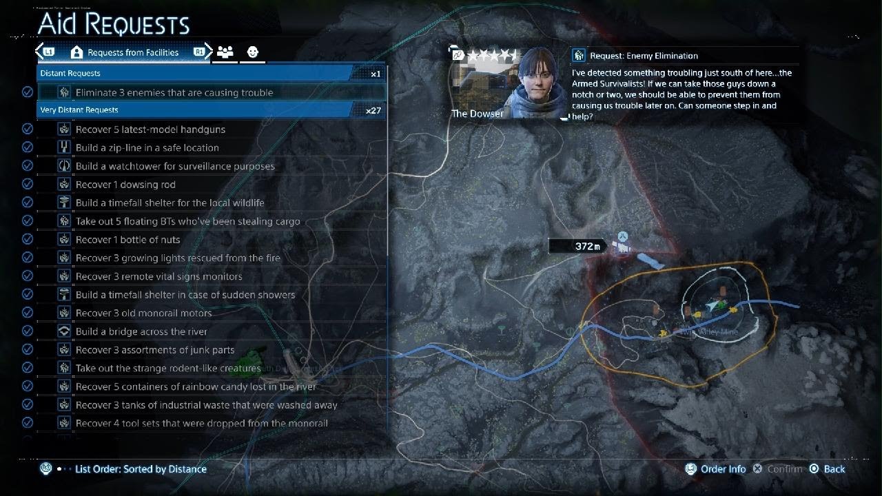 Death Stranding 2: разъяснения по просьбам о помощи в устранении врагов (решена путаница с миссие...