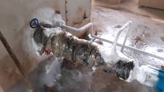 cryogenic oxygen pump leaking