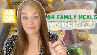 UNDER £30 for 84 Family meals from the Asda Essentials range  YES, Really!