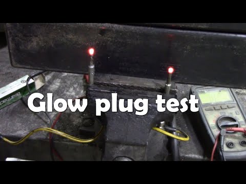 Glow plug test, and what is in a glow plug timer?