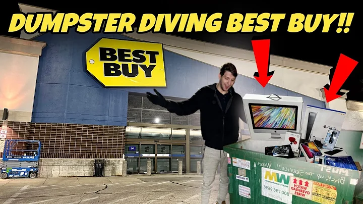 BEST BUY’S MANAGER FORGOT TO LOCK THEIR DUMPSTER!!