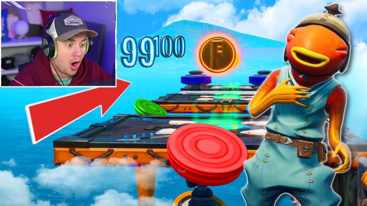 INSANE 100 Level SECRET Deathrun! (Fortnite Creative Mode)