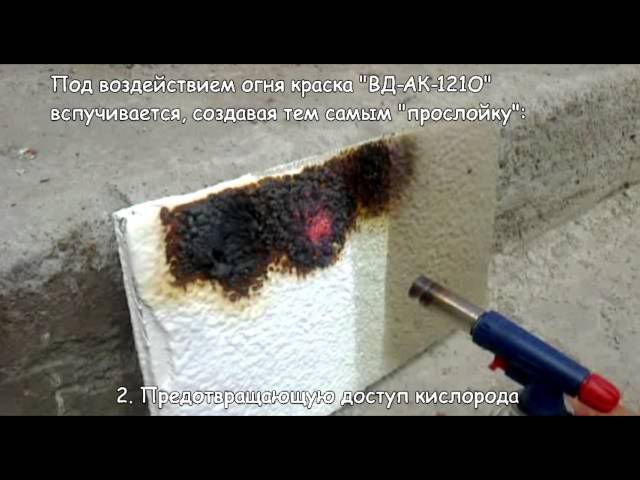 Огнезащитная вспучивающаяся краска ВД-АК-121О